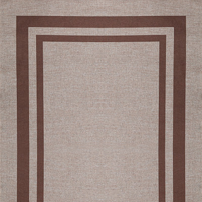 Clement Double Border Non-slip Machine-washable Area Rug