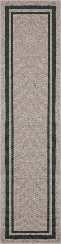 Clement Double Border Non-slip Machine-washable Area Rug