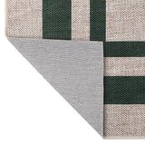 Clement Double Border Non-slip Machine-washable Area Rug