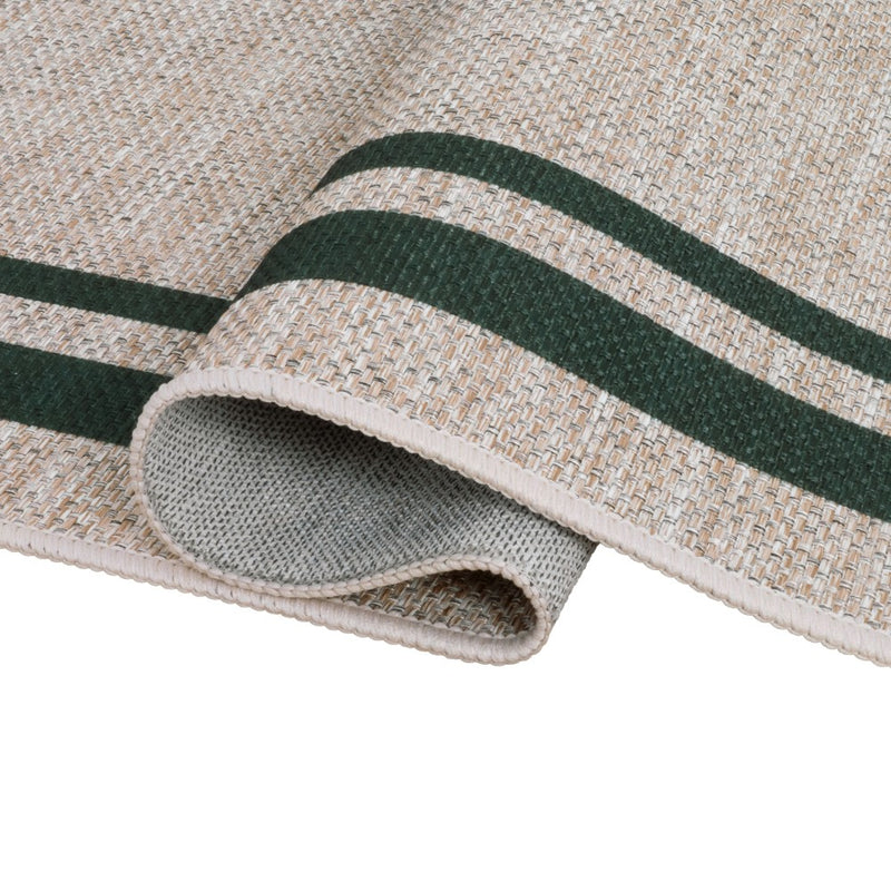Clement Double Border Non-slip Machine-washable Area Rug
