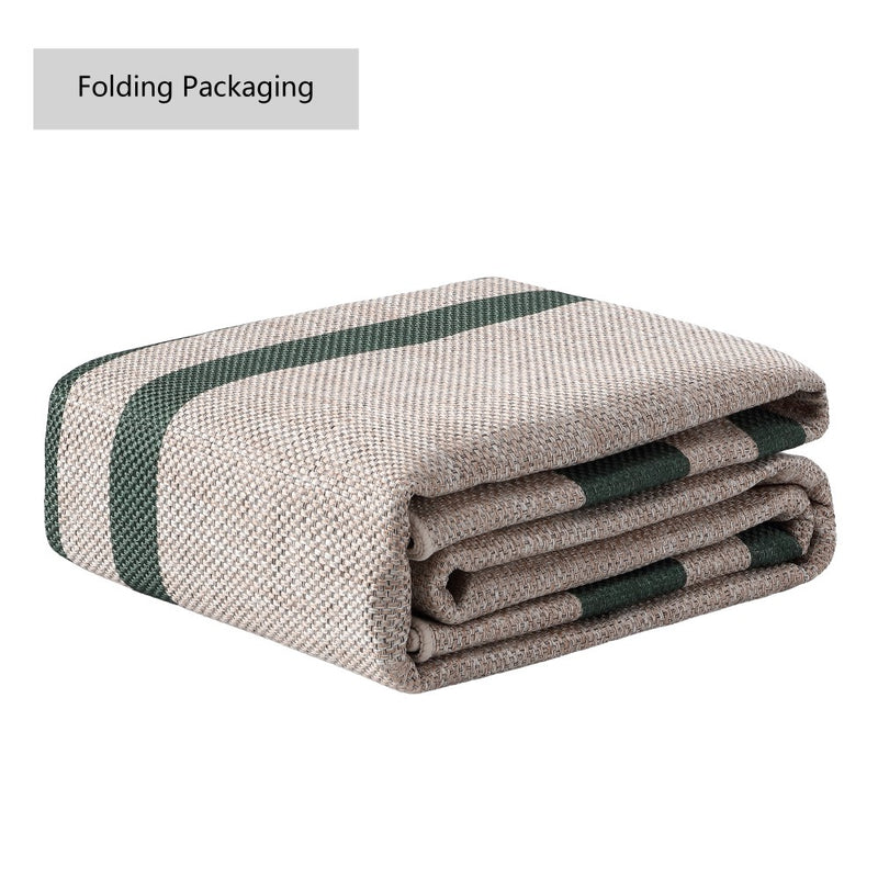 Clement Double Border Non-slip Machine-washable Area Rug