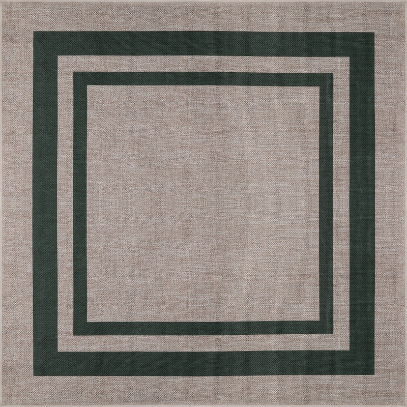 Clement Double Border Non-slip Machine-washable Area Rug