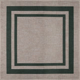 Clement Double Border Non-slip Machine-washable Area Rug