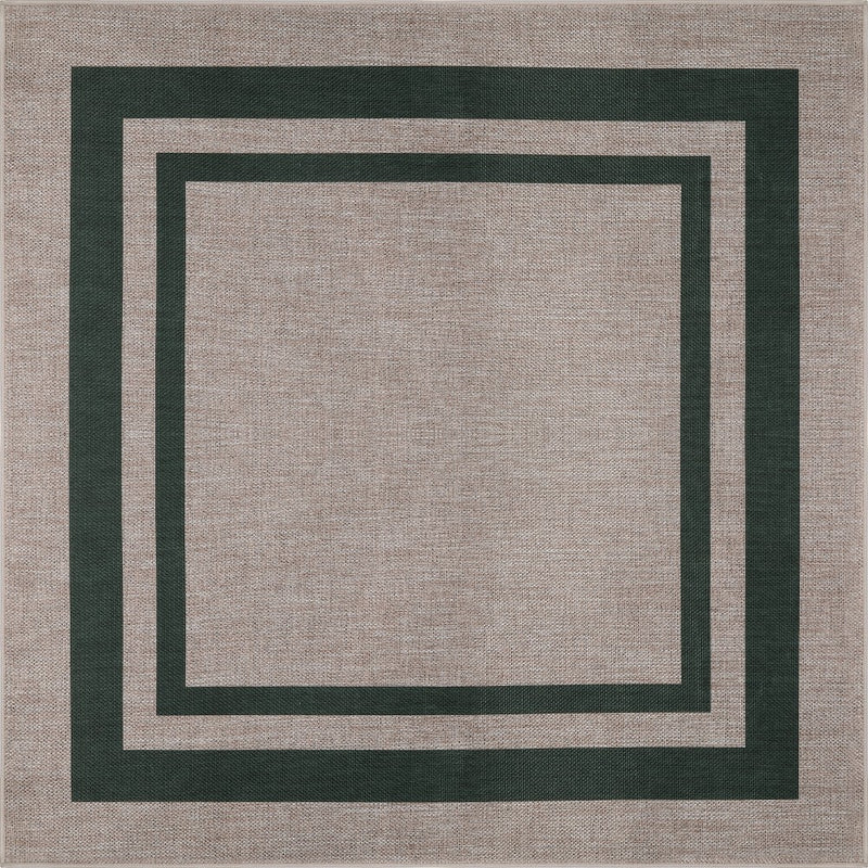 Clement Double Border Non-slip Machine-washable Area Rug