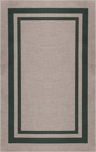 Clement Double Border Non-slip Machine-washable Area Rug