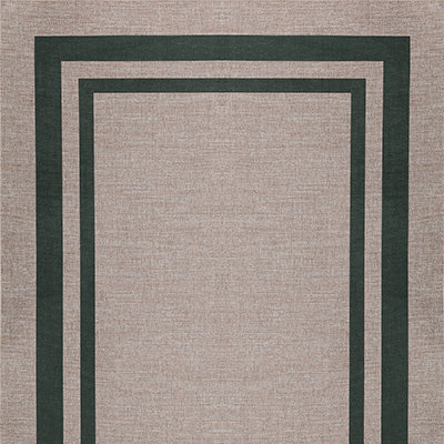 Clement Double Border Non-slip Machine-washable Area Rug