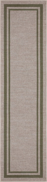 Clement Double Border Non-slip Machine-washable Area Rug