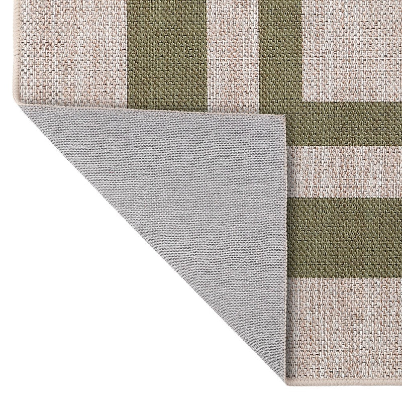 Clement Double Border Non-slip Machine-washable Area Rug