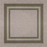 Clement Double Border Non-slip Machine-washable Area Rug