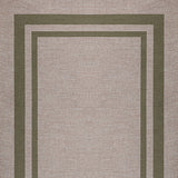 Clement Double Border Non-slip Machine-washable Area Rug