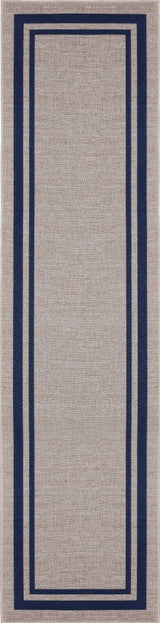 Clement Double Border Non-slip Machine-washable Area Rug