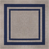 Clement Double Border Non-slip Machine-washable Area Rug