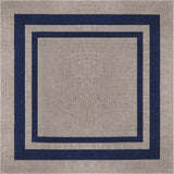 Clement Double Border Non-slip Machine-washable Area Rug
