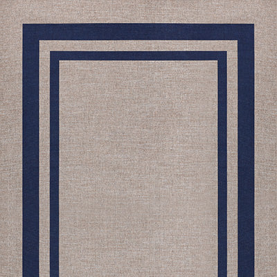 Clement Double Border Non-slip Machine-washable Area Rug