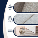 Gabby Cabana Stripe Non-slip Machine-washable Area Rug