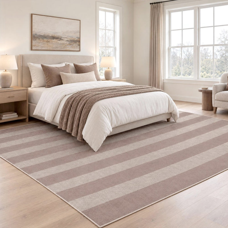 Gabby Cabana Stripe Non-slip Machine-washable Area Rug