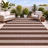 Gabby Cabana Stripe Non-slip Machine-washable Area Rug