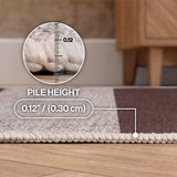 Gabby Cabana Stripe Non-slip Machine-washable Area Rug