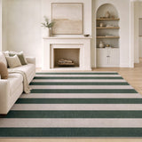 Gabby Cabana Stripe Non-slip Machine-washable Area Rug