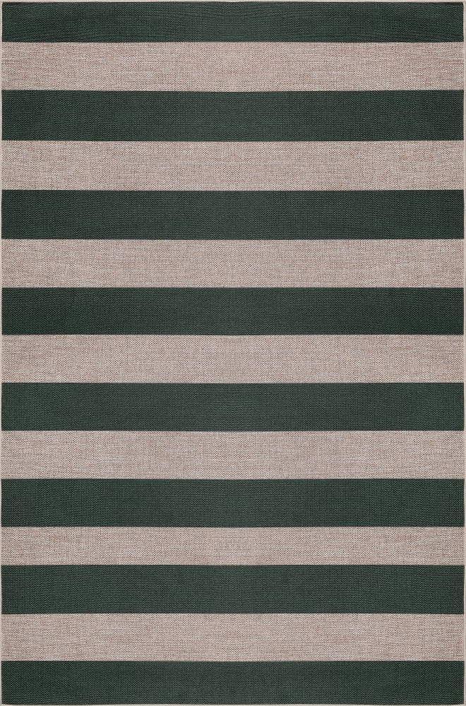 Gabby Cabana Stripe Non-slip Machine-washable Area Rug