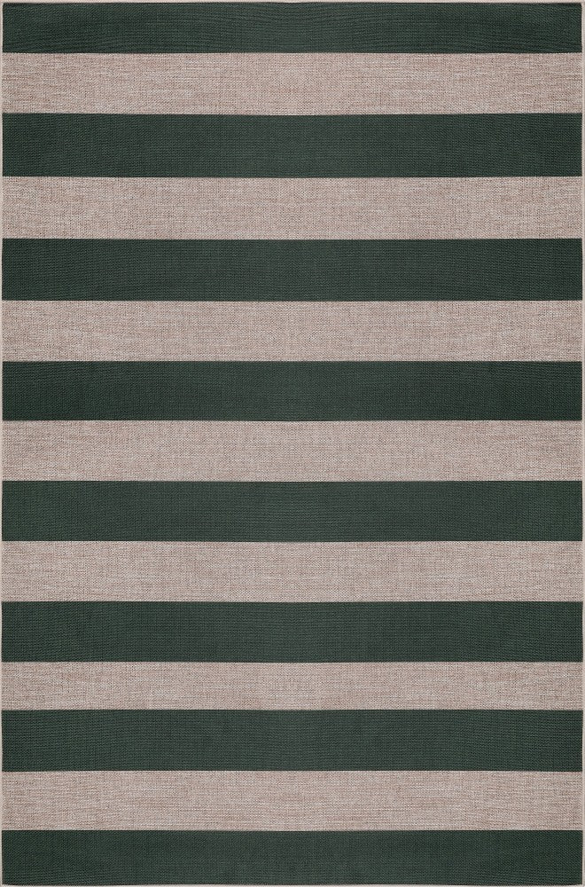 Gabby Cabana Stripe Non-slip Machine-washable Area Rug