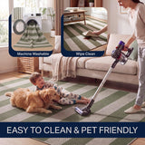 Gabby Cabana Stripe Non-slip Machine-washable Area Rug