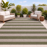 Gabby Cabana Stripe Non-slip Machine-washable Area Rug