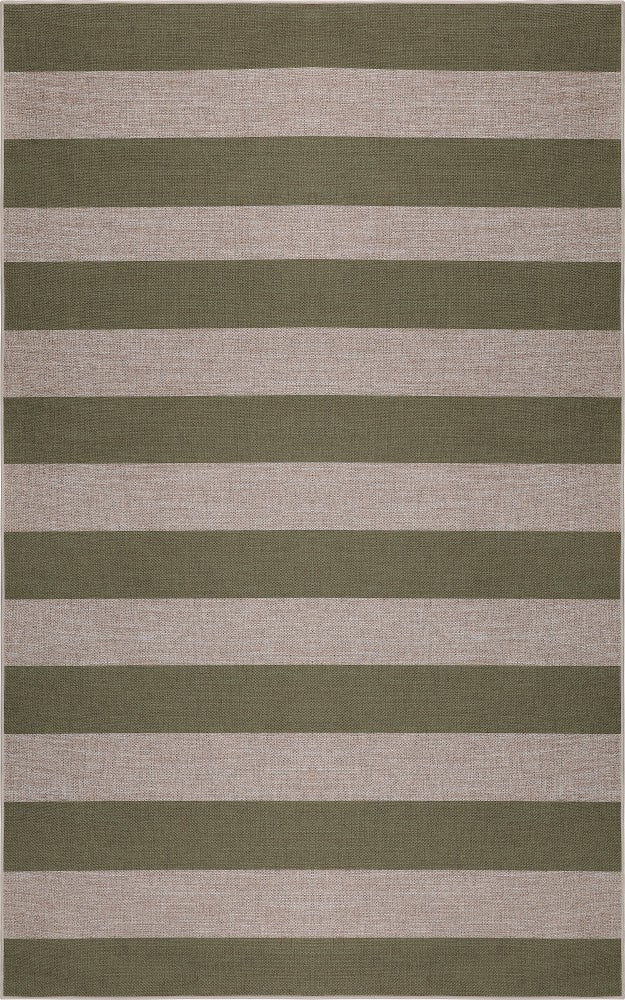 Gabby Cabana Stripe Non-slip Machine-washable Area Rug