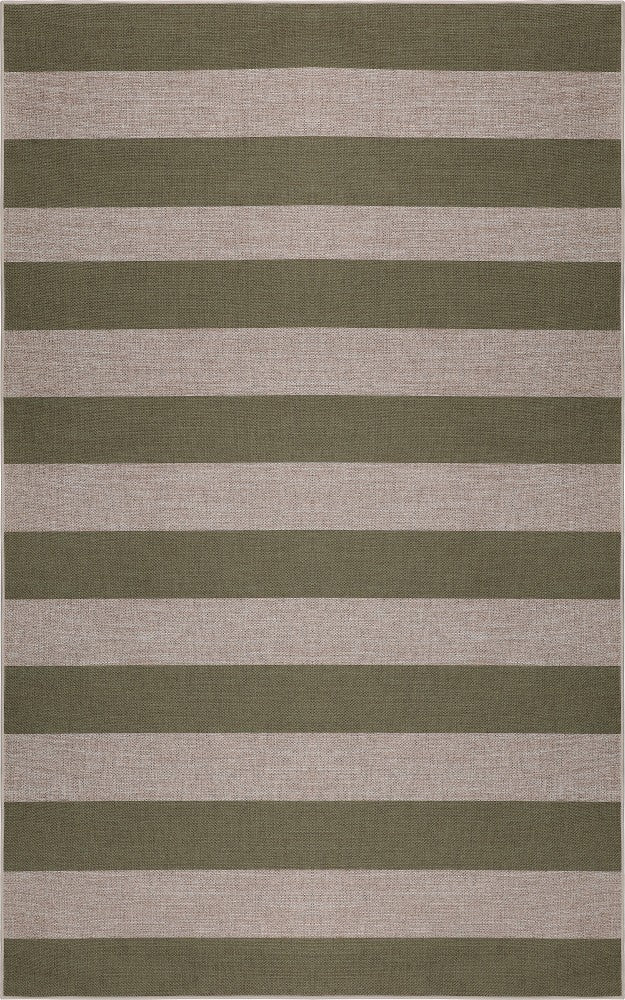 Gabby Cabana Stripe Non-slip Machine-washable Area Rug