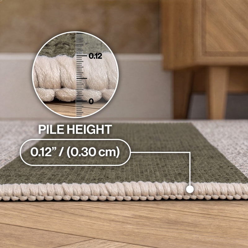 Gabby Cabana Stripe Non-slip Machine-washable Area Rug