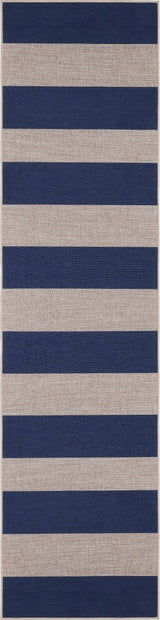 Gabby Cabana Stripe Non-slip Machine-washable Area Rug