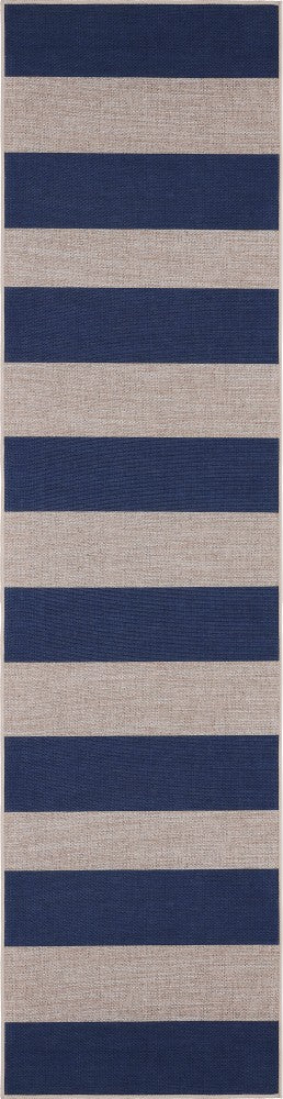 Gabby Cabana Stripe Non-slip Machine-washable Area Rug