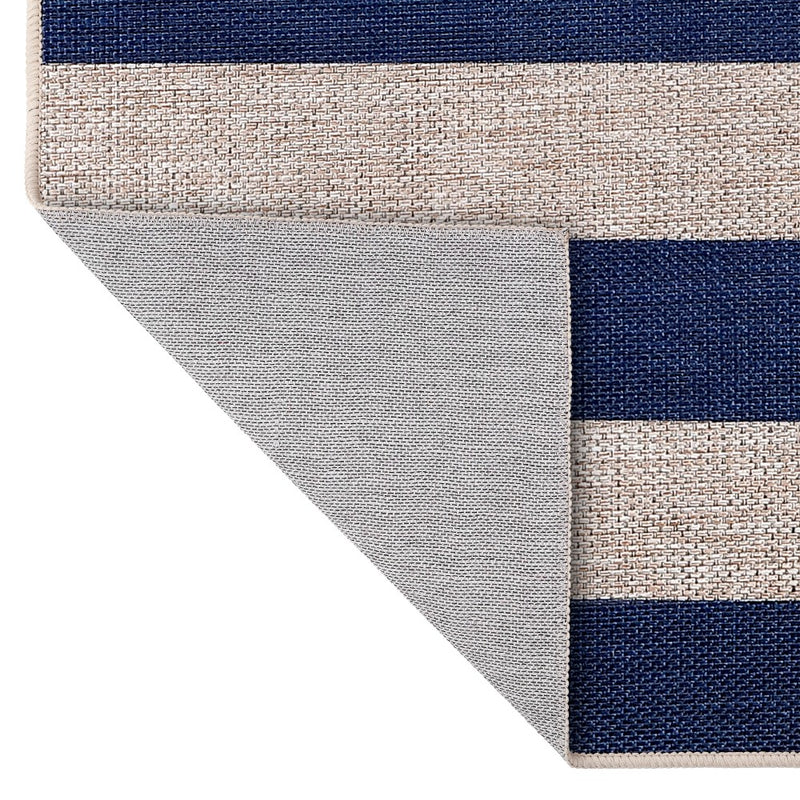 Gabby Cabana Stripe Non-slip Machine-washable Area Rug