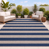 Gabby Cabana Stripe Non-slip Machine-washable Area Rug