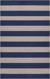 Gabby Cabana Stripe Non-slip Machine-washable Area Rug