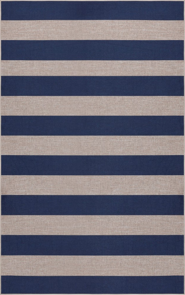 Gabby Cabana Stripe Non-slip Machine-washable Area Rug