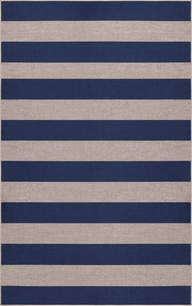 Gabby Cabana Stripe Non-slip Machine-washable Area Rug