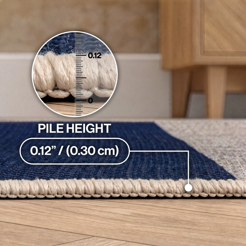 Gabby Cabana Stripe Non-slip Machine-washable Area Rug