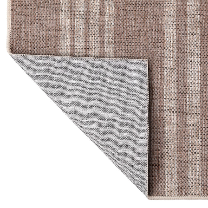 Penny Pinstripe Non-slip Machine-washable Area Rug