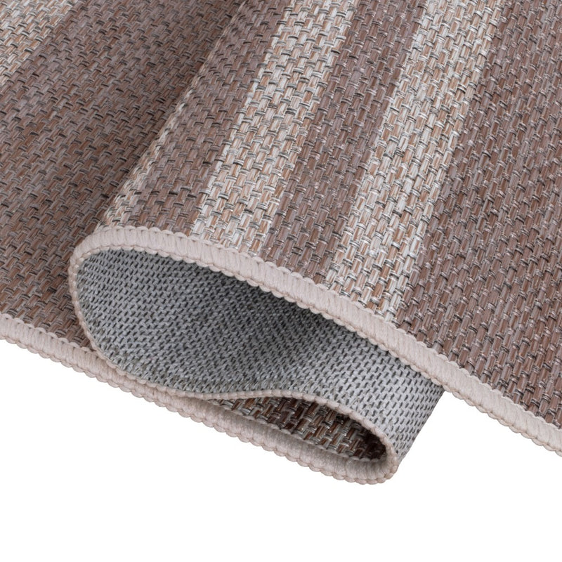 Penny Pinstripe Non-slip Machine-washable Area Rug