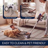Penny Pinstripe Non-slip Machine-washable Area Rug