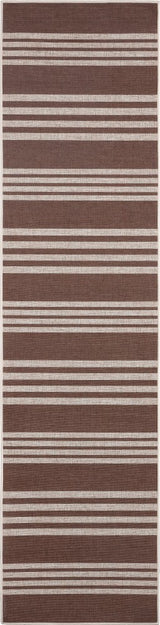 Penny Pinstripe Non-slip Machine-washable Area Rug