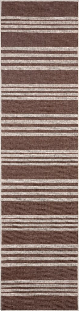 Penny Pinstripe Non-slip Machine-washable Area Rug