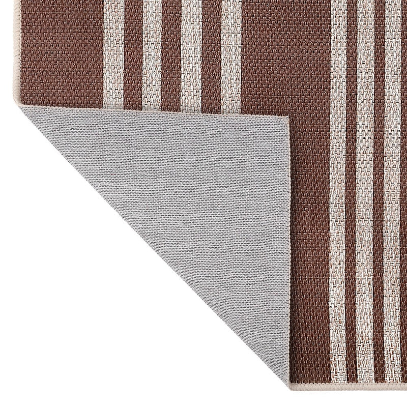 Penny Pinstripe Non-slip Machine-washable Area Rug
