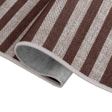 Penny Pinstripe Non-slip Machine-washable Area Rug