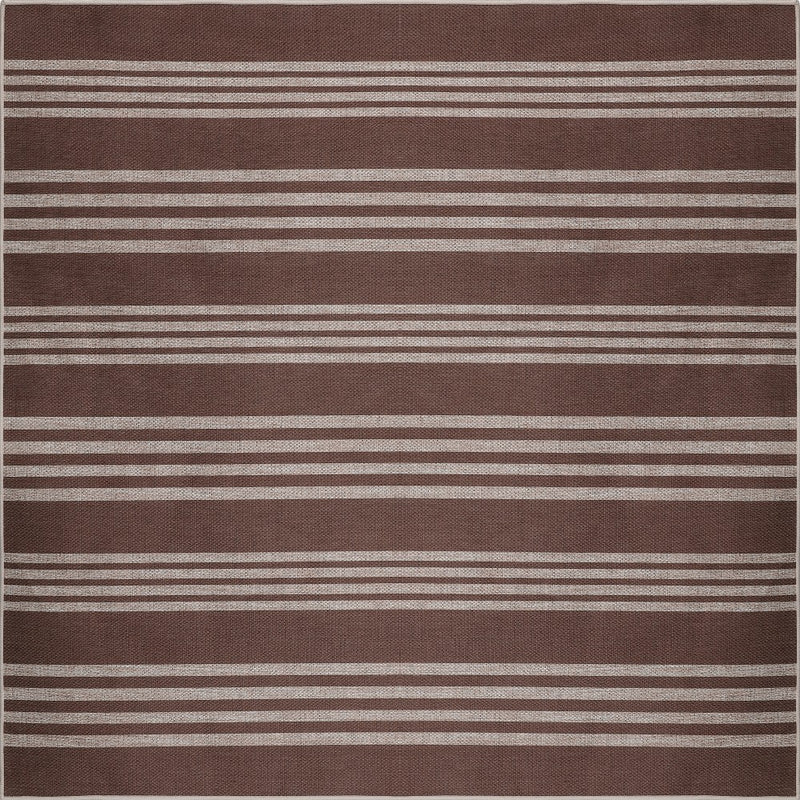 Penny Pinstripe Non-slip Machine-washable Area Rug