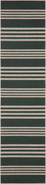 Penny Pinstripe Non-slip Machine-washable Area Rug