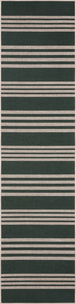 Penny Pinstripe Non-slip Machine-washable Area Rug