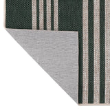 Penny Pinstripe Non-slip Machine-washable Area Rug