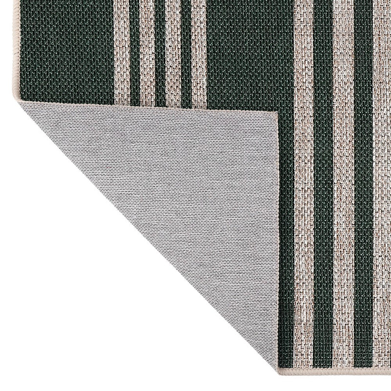 Penny Pinstripe Non-slip Machine-washable Area Rug